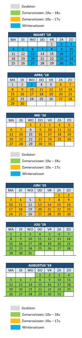 Opening Times boudewijnpark